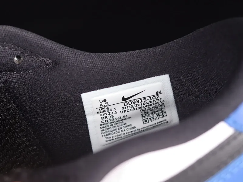 All categories Air Jordan Jordan series basketball shoes Air Jordan 1 Low G version pure original Air Jordan 1 Low Golf "Royal Toe" AJ1 Joe 1 new golf version black and blue toe DD9315-102
